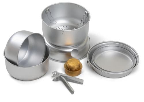 spritkök prepping, gaskök, BRIV STORMKÖK LARGE (OREGON TRAIL CAMPING COOKSET L)