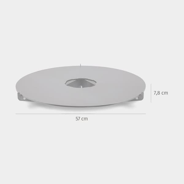 Stekbord till eldtunna Feuerhand Pyron Plate (Griddle Plate), Ø57 cm