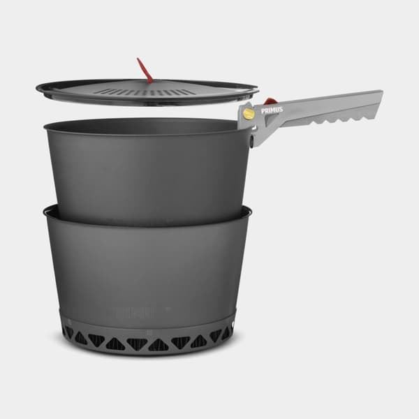 Kastrullset Primus PrimeTech Pot Set, 2.3 liter, 3 delar + griptång med lås
