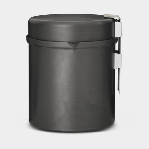 Campingkastrull &amp; stekpanna Primus Trek Pot, hårdanodiserad aluminum, med 1 kastrull (1 liter) &amp; 1 stekpanna (Ø14.5 cm)