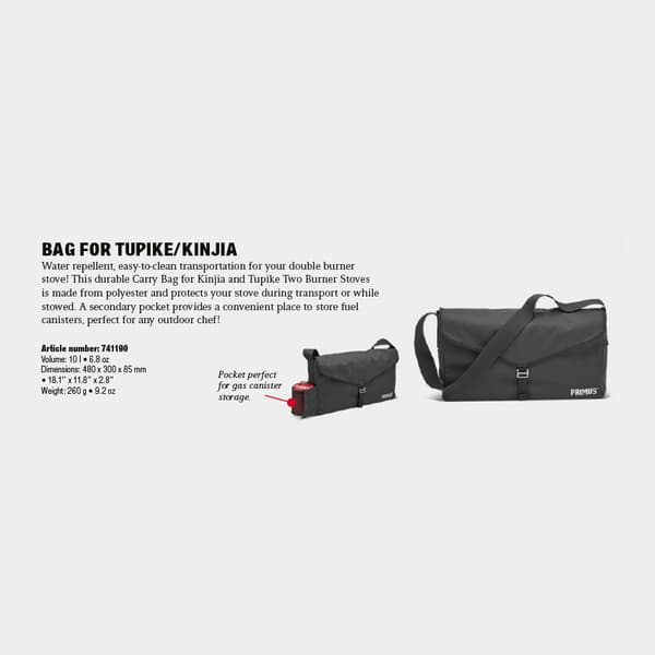 Campingkök Primus Tupike Stove, 3000 W, med integrerad piezotändning Bränsletillval: Utan bränsle