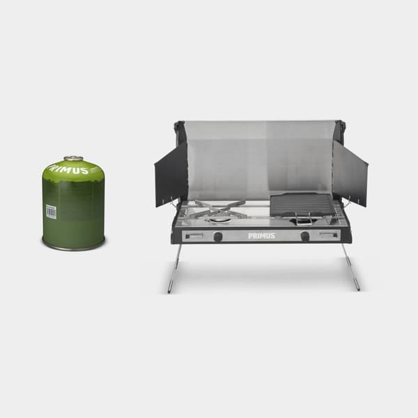 Campingkök Primus Tupike Stove, 3000 W, med integrerad piezotändning Bränsletillval: + Summer Gas (450 gram)
