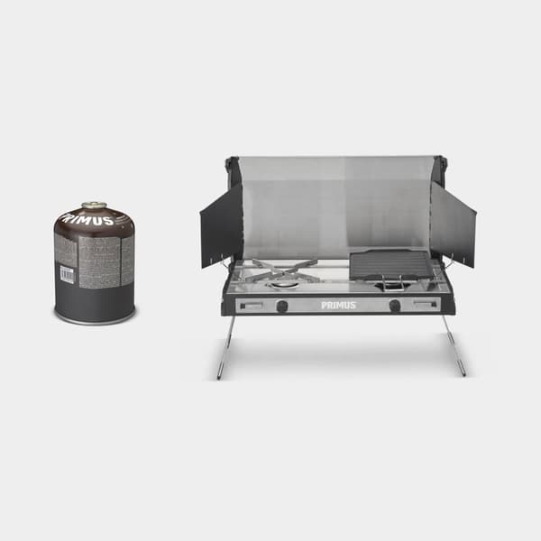 Campingkök Primus Tupike Stove, 3000 W, med integrerad piezotändning Bränsletillval: + Winter Gas (450 gram)
