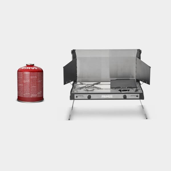 Campingkök Primus Tupike Stove, 3000 W, med integrerad piezotändning Bränsletillval: + Power Gas (450 gram)