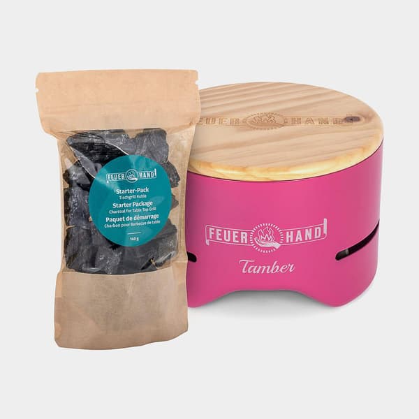 Bordsgrill / kolgrill Feuerhand Tamber Table Top, Telemagenta