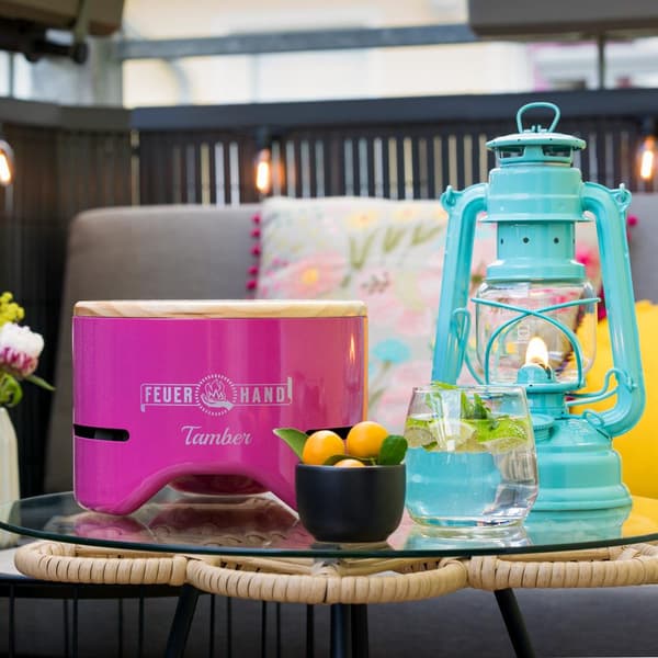 Bordsgrill / kolgrill Feuerhand Tamber Table Top, Telemagenta