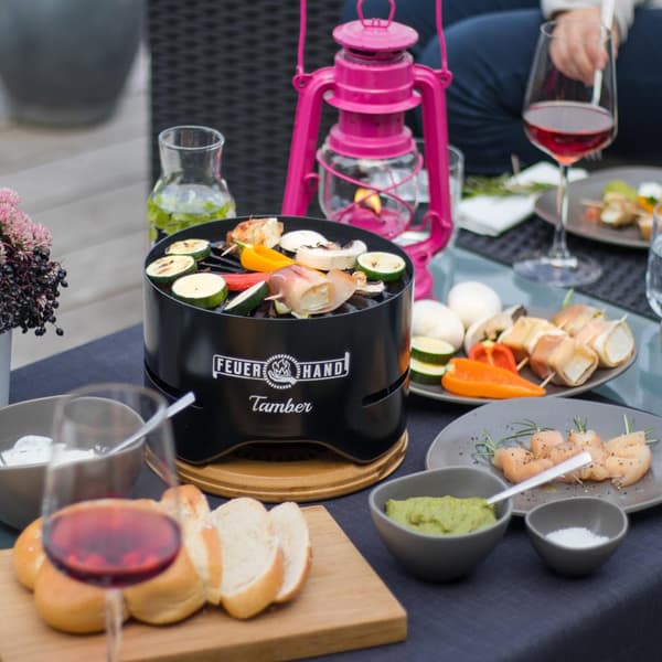Bordsgrill / kolgrill Feuerhand Tamber Table Top, Jet Black