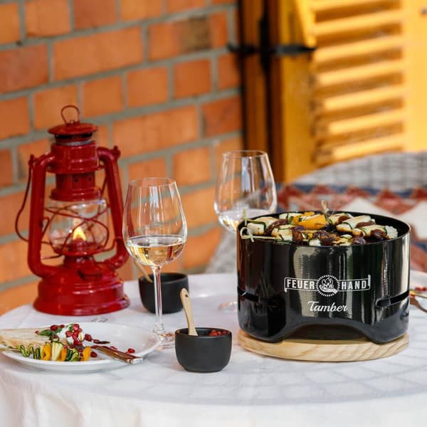Bordsgrill / kolgrill Feuerhand Tamber Table Top, Jet Black
