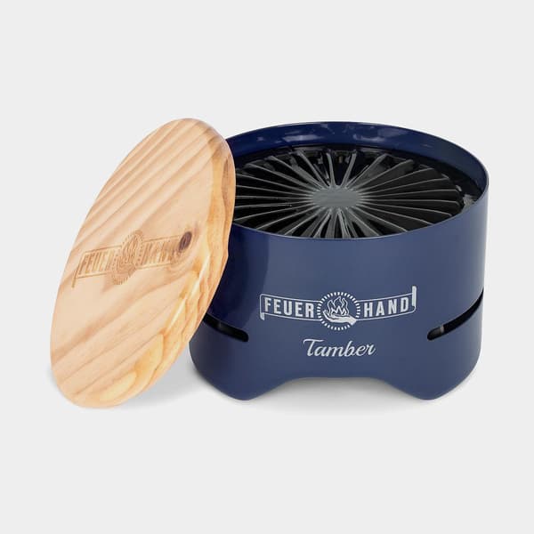 Bordsgrill / kolgrill Feuerhand Tamber Table Top, Cobalt Blue