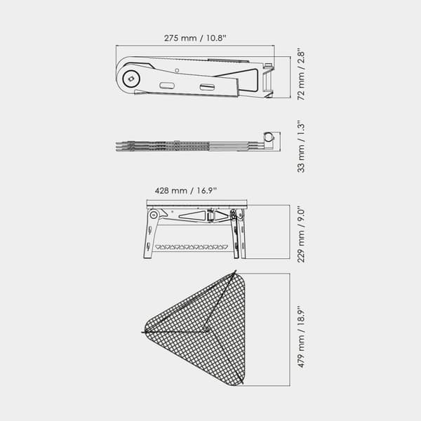 Eldstadsgrill Primus Aeril Large, 48 x 43 x 23 cm
