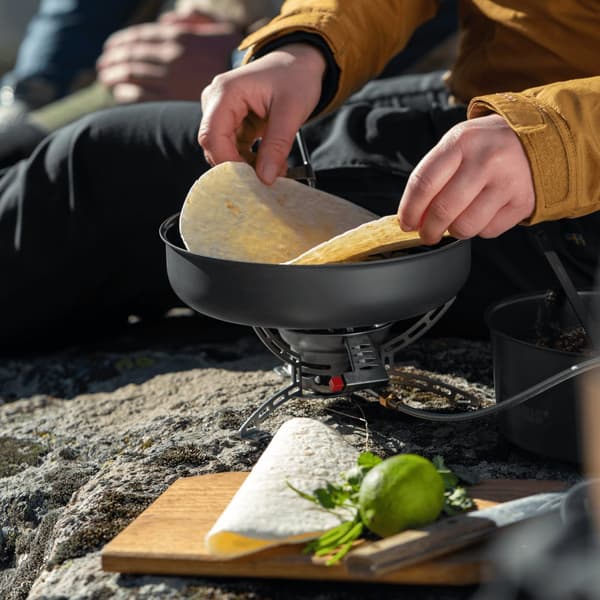 Gaskök Primus EasyFuel II Duo, 3000 W, med integrerad piezotändning, med Duo-ventil Bränsletillval: Utan bränsle
