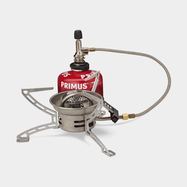 Gaskök Primus EasyFuel II Duo, 3000 W, med integrerad piezotändning, med Duo-ventil Bränsletillval: Utan bränsle