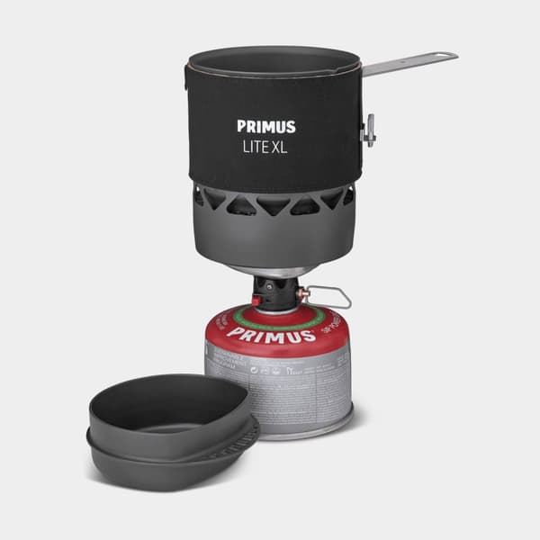 Gaskök Primus Lite XL Stove System, 1700 W, med integrerad piezotändning + kastrull (1 liter) Bränsletillval: Utan bränsle