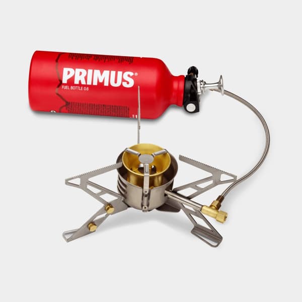 Multifuelkök Primus MultiFuel III, 2700 W + bränslepump + multiverktyg + vindskydd + värmereflektor + förvaringspåse Bränsletillval: Utan bränsle