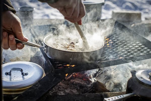 Stekpanna med fällbart handtag Trangia 724-20, NS / Non Stick-teflon, Ø20 cm