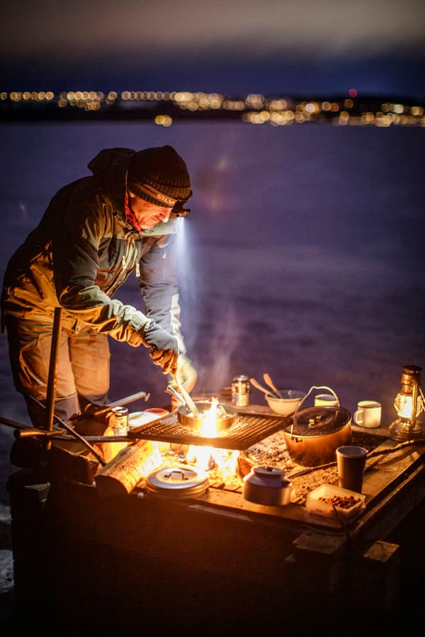 Stekpanna med fällbart handtag Trangia 724-20, NS / Non Stick-teflon, Ø20 cm