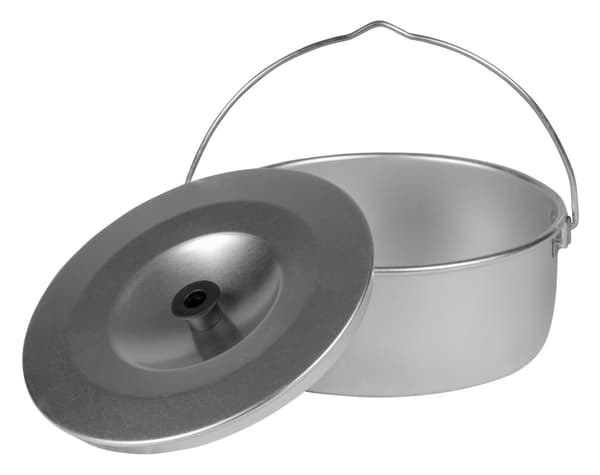 Kastrull med lock Trangia 124, UL / UltraLight-aluminium, 1 liter