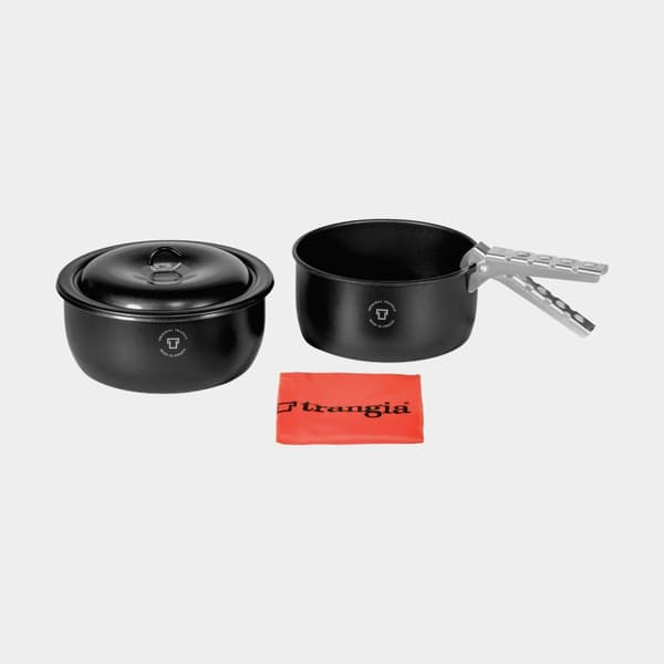 Campingset Trangia Tundra II, med 2 kittlar &amp; 1 lock i NS / Non Stick-teflon + griptång + fodral
