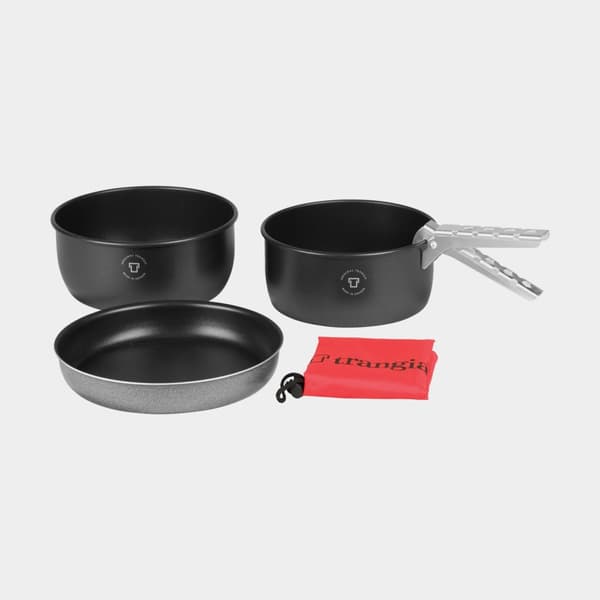 Campingset Trangia Tundra I, med 2 kittlar &amp; 1 stekpanna i NS / Non Stick-teflon + griptång + fodral