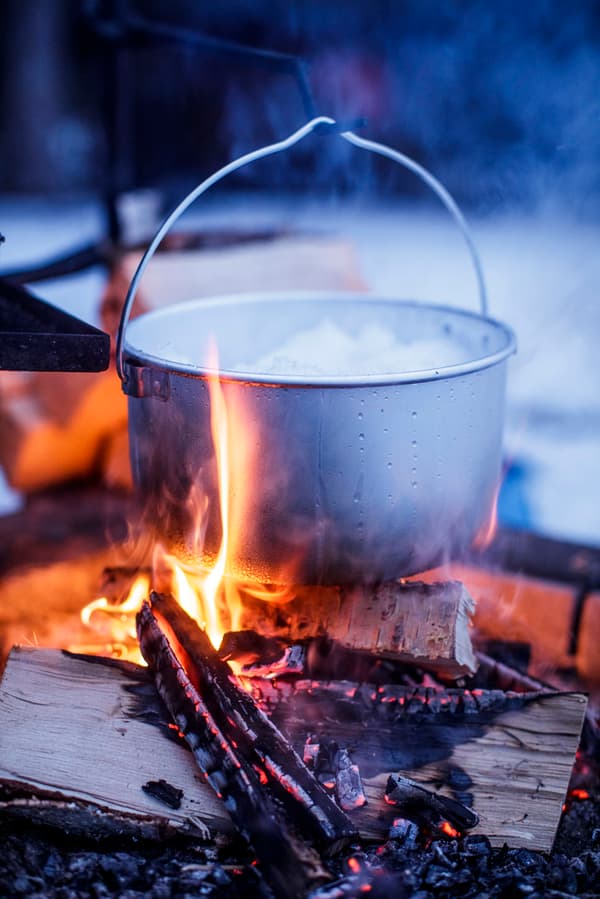 Kastrull med lock Trangia Lägerkittel 125T, NS / Non Stick-teflon, 4.5 liter