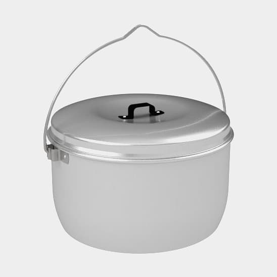Kastrull med lock Trangia Lägerkittel 125, UL / UltraLight-aluminium, 4.5 liter