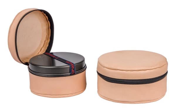 Läderfodral till stormkök Trangia Natur 27, beige, passar 27 Small
