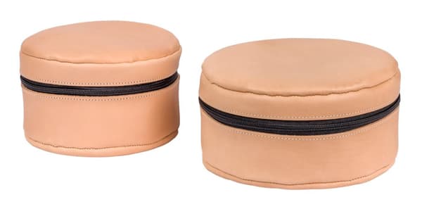 Läderfodral till stormkök Trangia Natur 27, beige, passar 27 Small