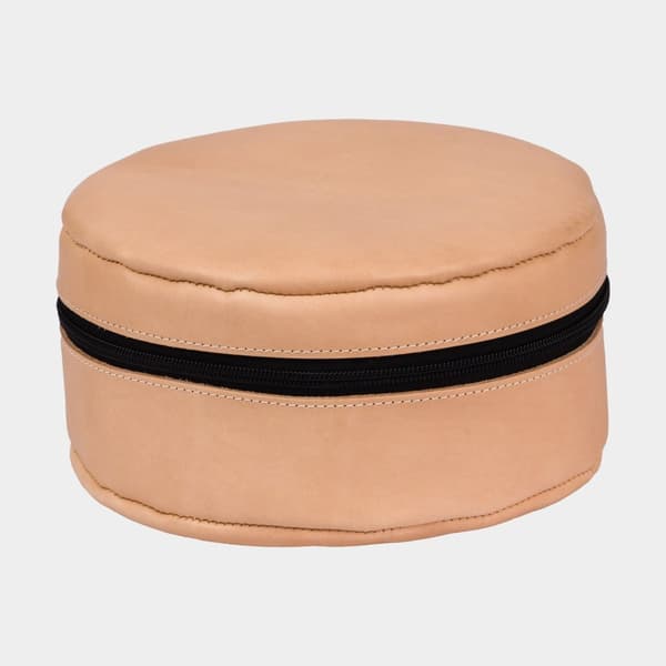 Läderfodral till stormkök Trangia Natur 27, beige, passar 27 Small