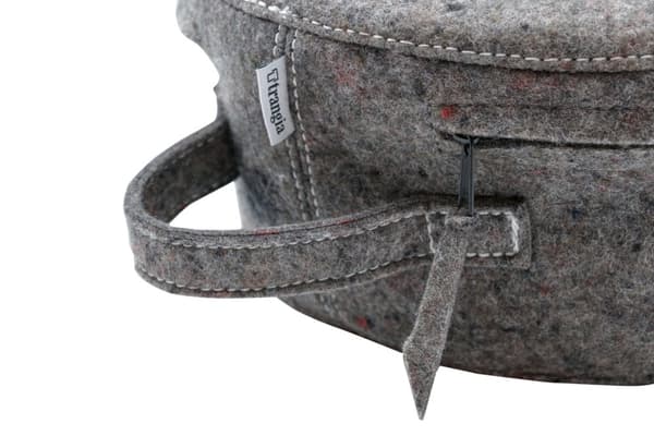 Ullfodral till stormkök Trangia Wool 25, grå, passar 25 Large