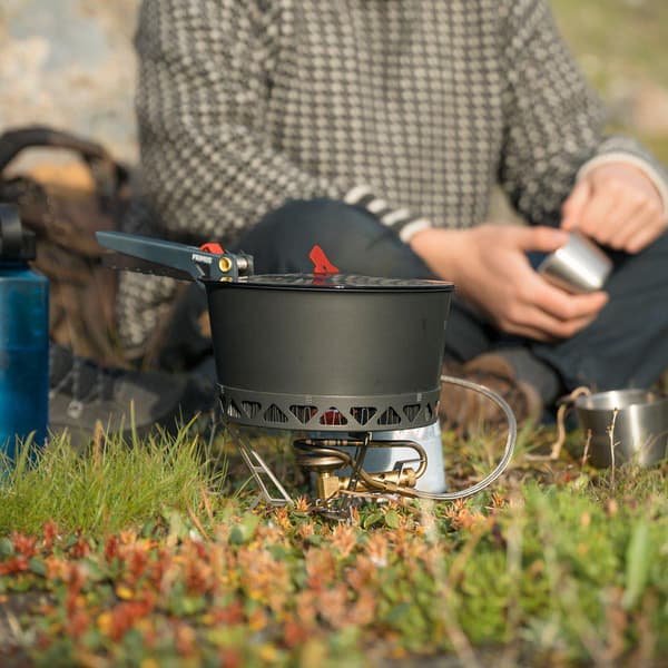 Gaskök Primus Express Spider II Stove, 2000 W + värmereflektor + förvaringspåse Bränsletillval: + Power Gas (230 gram)