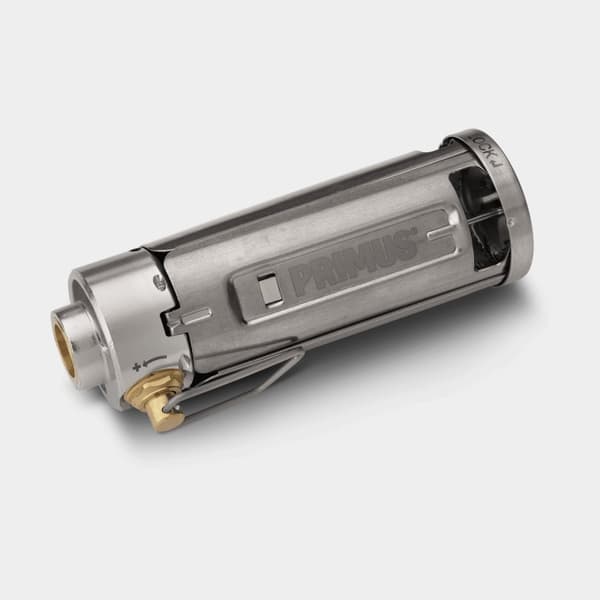 Gaskök Primus Firestick Stove Titanium, 2500 W, med piezo-tändare + förvaringspåse Bränsletillval: + Power Gas (230 gram)