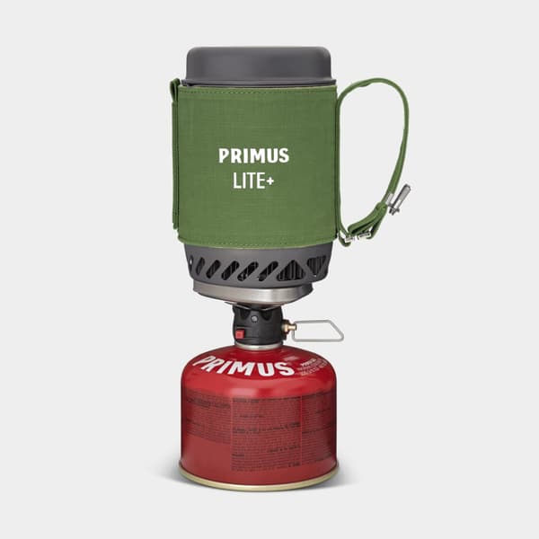 Gaskök Primus Lite Plus Stove System Fern, 1500 W, 1500 W, med integrerad piezotändning + kastrull (500 ml) Bränsletillval: + Winter Gas (230 gram)