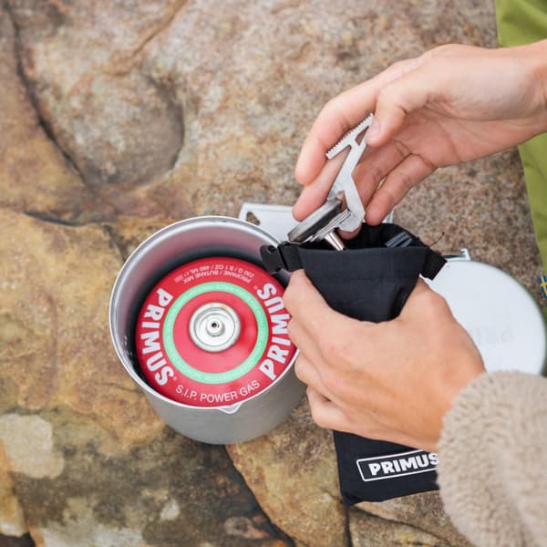 Gaskök Primus Express Stove, 2600 W, med piezo-tändare + förvaringspåse Bränsletillval: + Summer Gas (230 gram)