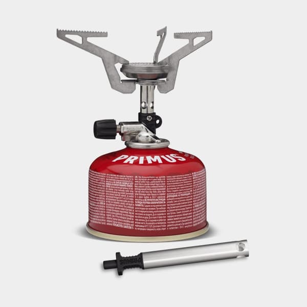 Gaskök Primus Express Stove, 2600 W, med piezo-tändare + förvaringspåse Bränsletillval: + Summer Gas (230 gram)