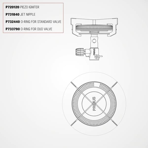PRIMUS KUCHOMA STOVE, gasgrill portabel