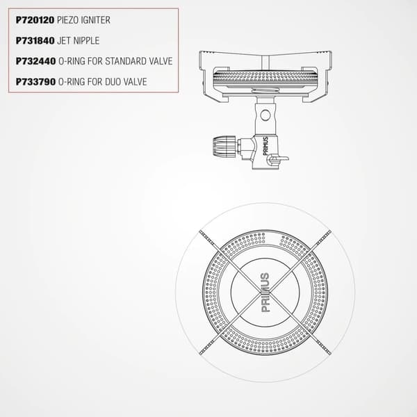 PRIMUS ATLE II STOVE, gaskök