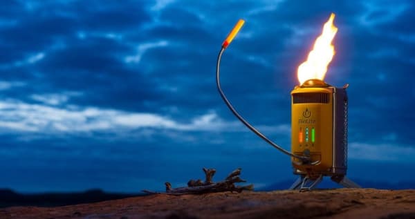 BIOLITE CAMPSTOVE 2+ CSC0200, biolite vedkök med inbyggd powerbank