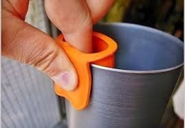 GSI MICROGRIPPER 970355, tång friluftskök, GSI kastrullgrepp silikon med magnet