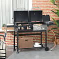 Miniatyrbild 2 av 9: Grill för Barbecue, 161x53x101 cm, Svart