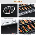 Pikkukuva 6 / 9: BBQ Grilli, Kaasugrilli Grillivaunu, 135x50x100 cm, Musta