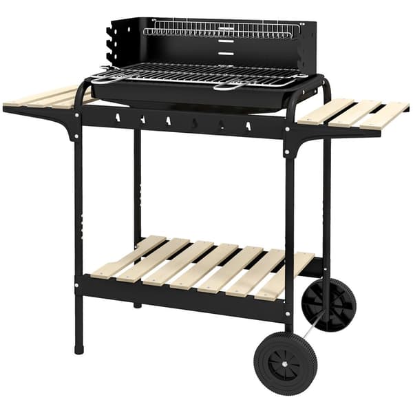 Kolgrill, 103x47x95 cm, Svart