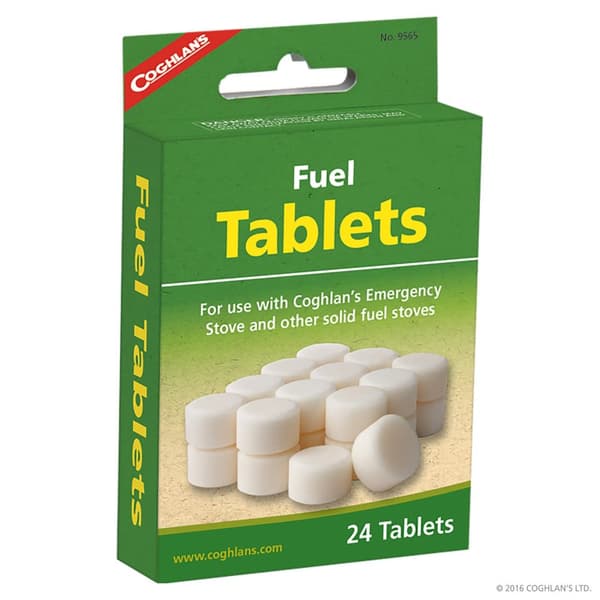 fasta bränsletabletter stormkök, COGHLANS FUEL TABLETS 1-pack á 24 tabletter