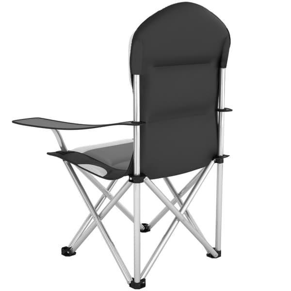 Polstret campingstol - grå,pr. stk.