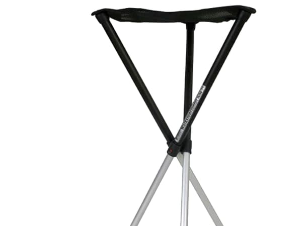 Walkstool Comfort 75 XXL, 250 kg, Campingkrakk, 3 ben, Sammenleggbar, 930 g, Sort