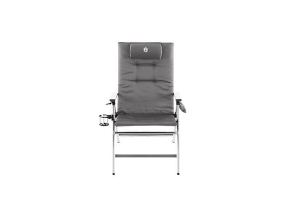 Coleman 5 Position Padded Recliner Chair, 120 kg, Campingstol, 4 ben, 5 kg, Grå