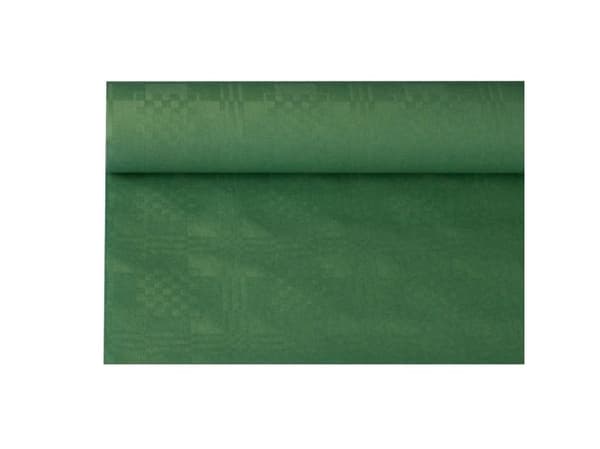 Papstar 18599, Rektangulær, Grønn, Papir, Bordduk, 120 x 800 cm, 1 stykker
