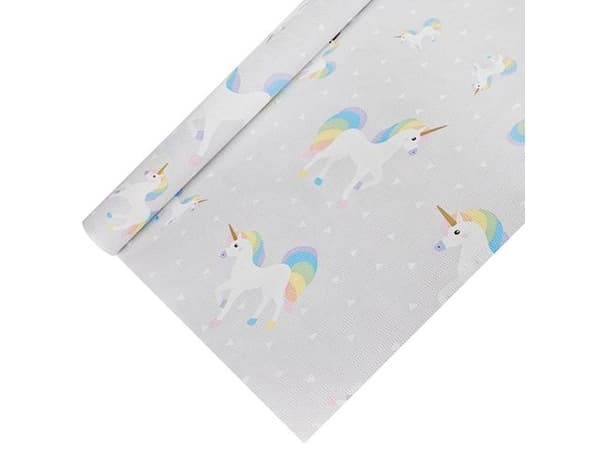Papstar 86738, Rektangulär, Grå, papper, Bordsduk, 120 x 500 cm, 1 styck
