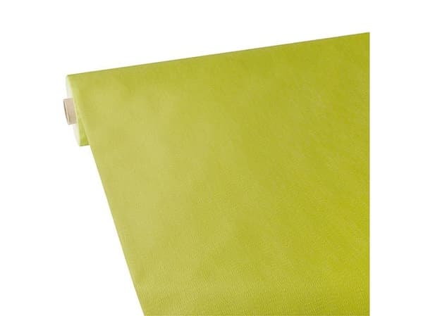 Papstar 84938, Rektangulær, Limefarget, Syntetisk, Bordduk, 118 x 2500 cm, 2,03 kg