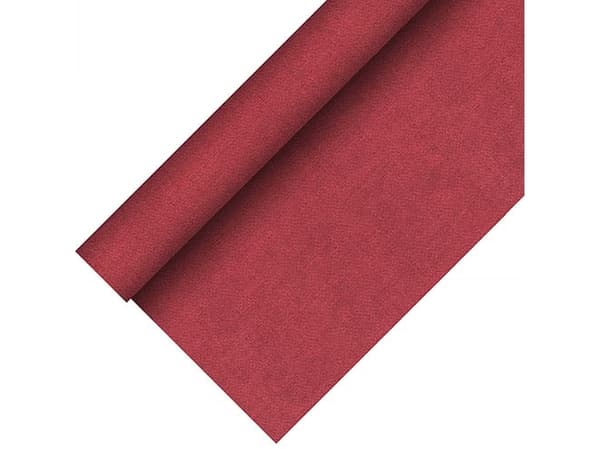 Papstar 85776, Rektangulær, Bordeaux, Viskose, Bordduk, 118 x 2000 cm, 2,36 kg