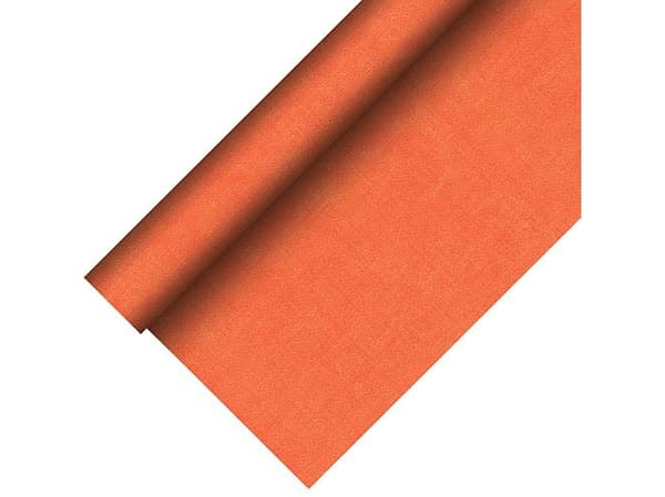 Papstar 85778, Rektangulär, Orange, Viskos, Bordsduk, 118 x 2000 cm, 2,36 kg